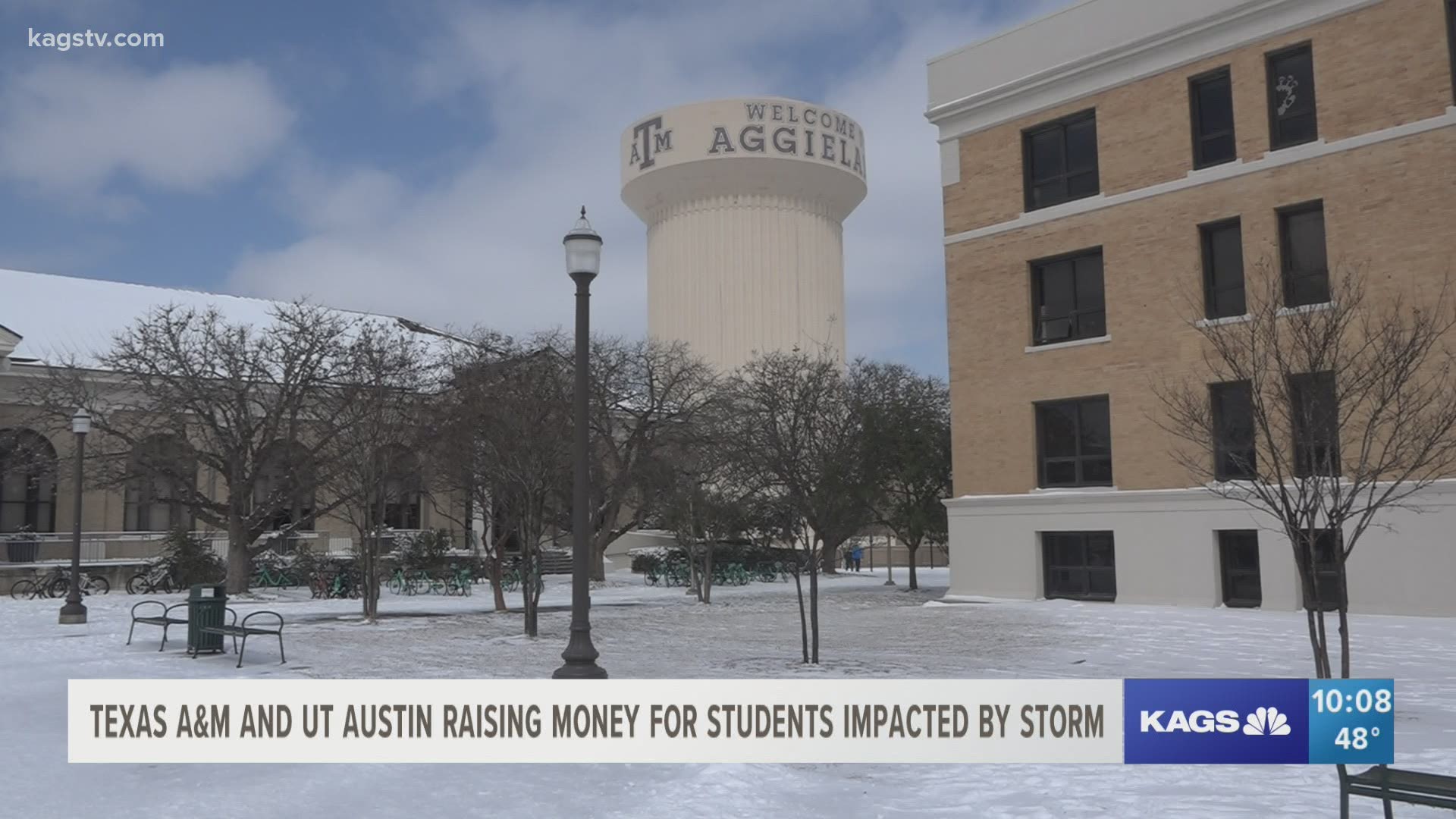 Student leaders have created the fundraising campaign, Maroon and Orange: Texas Tough. It is to help those student affected by the Texas winter storm.