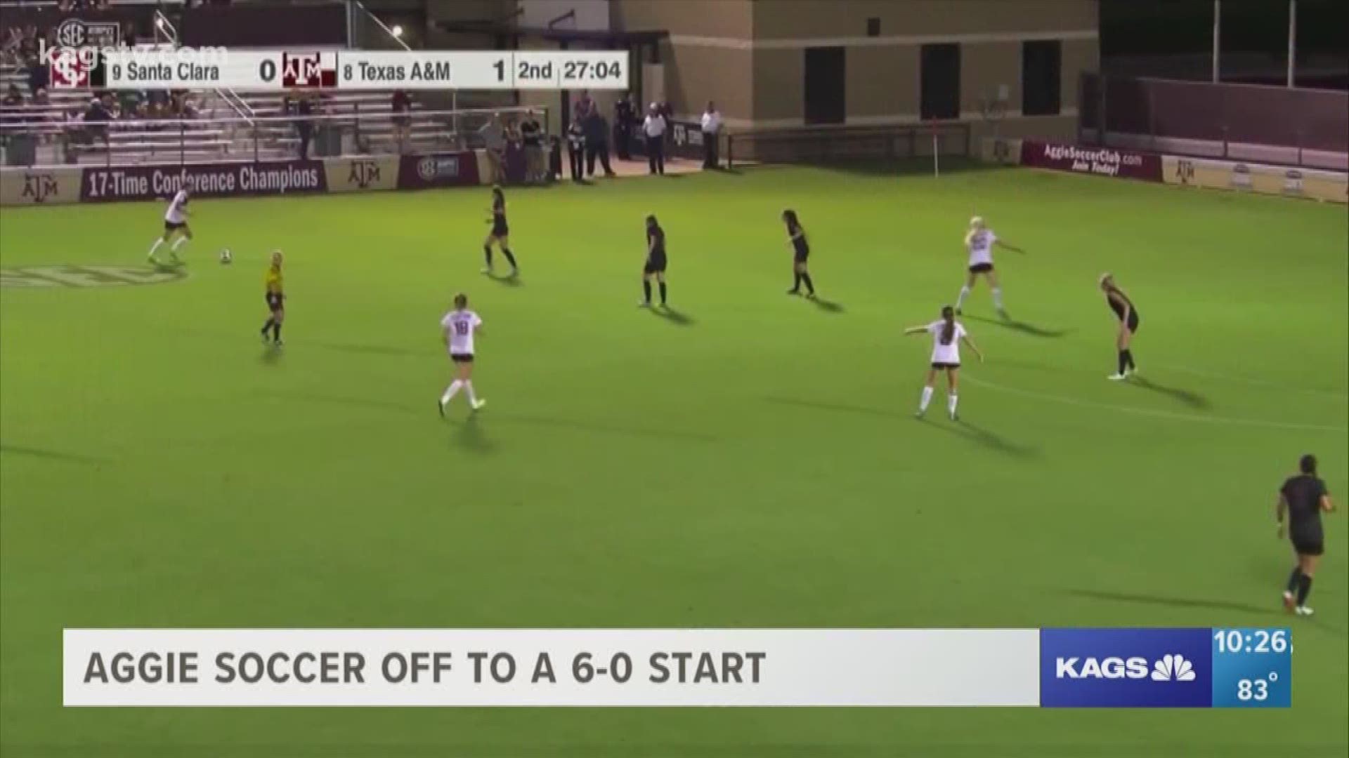 The Texas A&M soccer team is off to its first 6-0 start since 1999. With a win on Friday, the Aggies can improve to 7-0 for the first time since 1997.