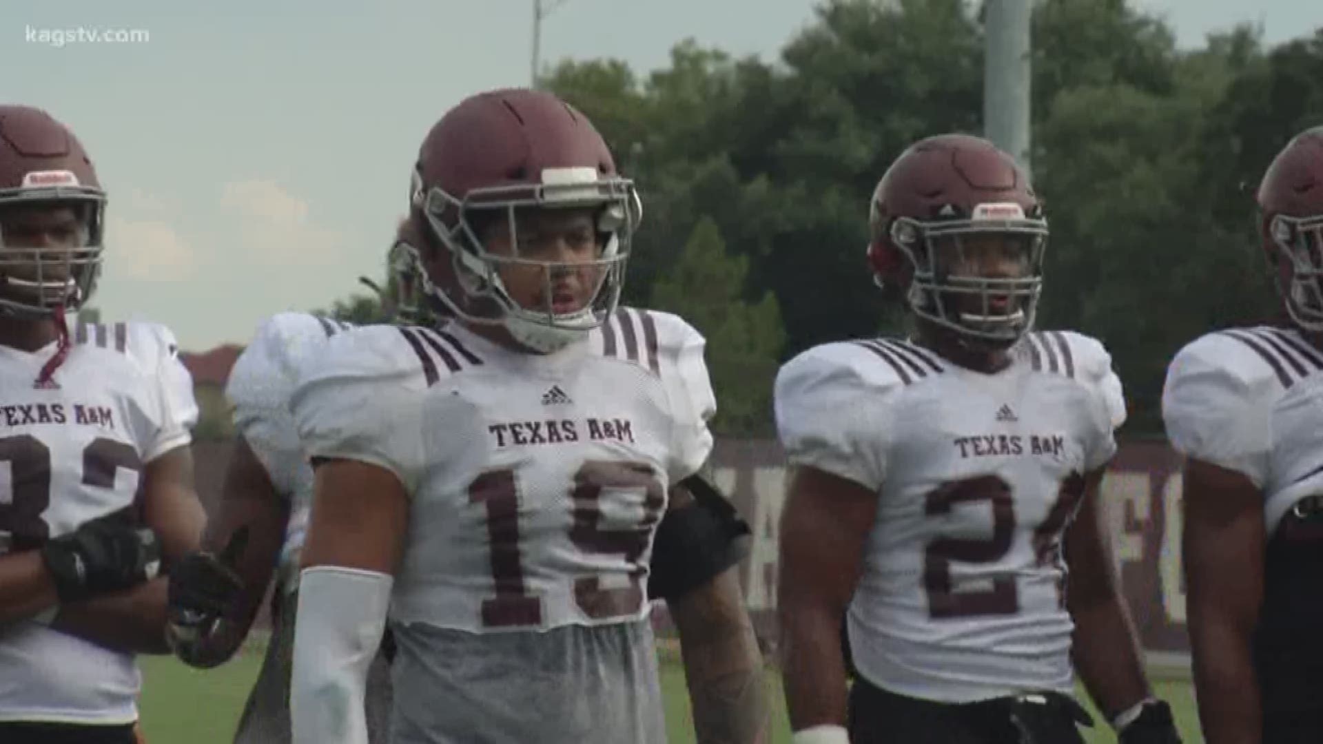 After missing most of the 2018 campaign with an ACL injury, Aggie Anthony Hines is excited to start at linebacker in Thursday night's season opener against Texas State.
