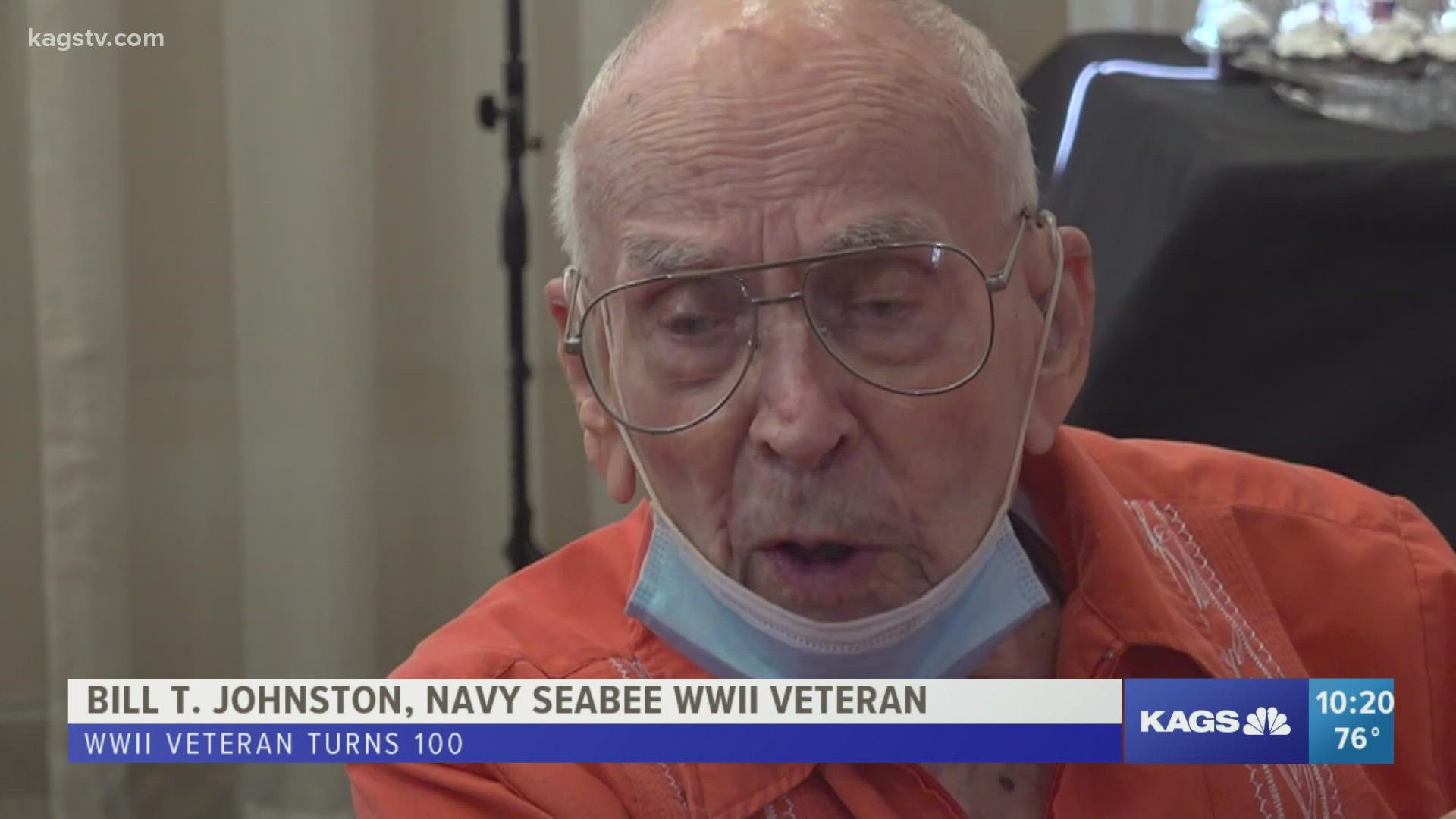 William T. Johnston received the WWII Victory medal when he was just 24 years old