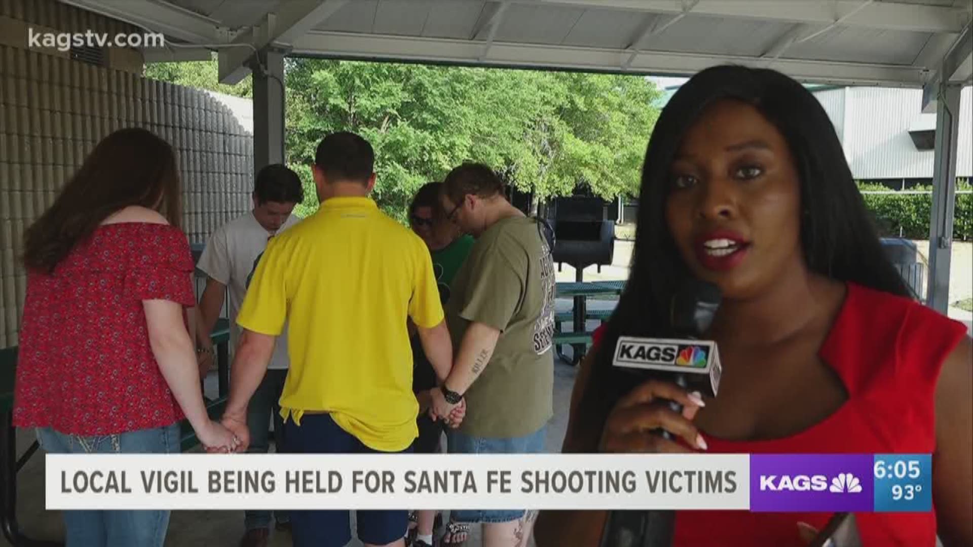 As people continue to show their support for the victims of Santa Fe, there are also some local residents who have a special connection to this tragedy. A local man who is an alumni of Santa Fe High School organized a vigil, which was held at the Austin's