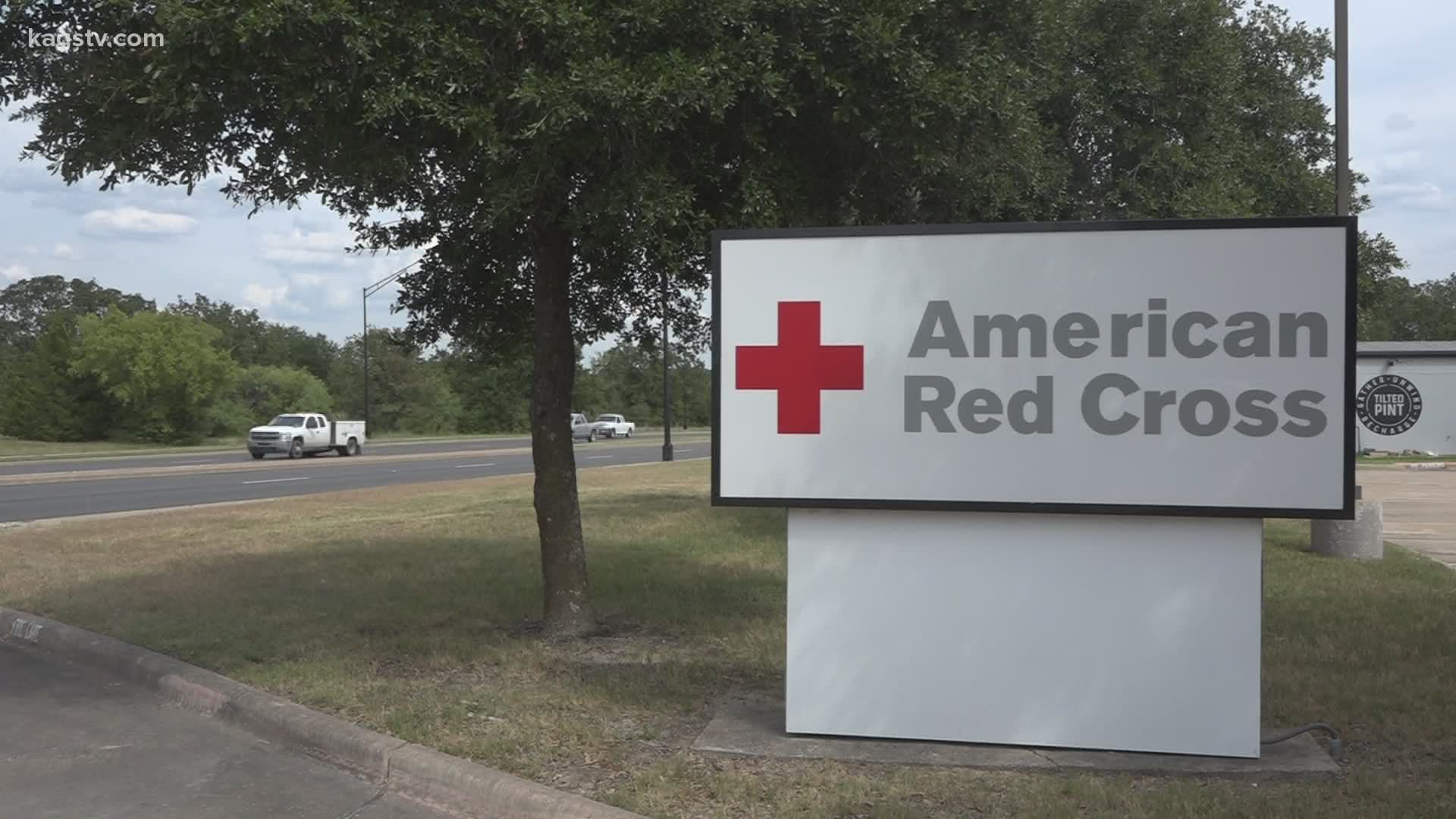 Red Cross B-CS preparing for tropical storm Laura