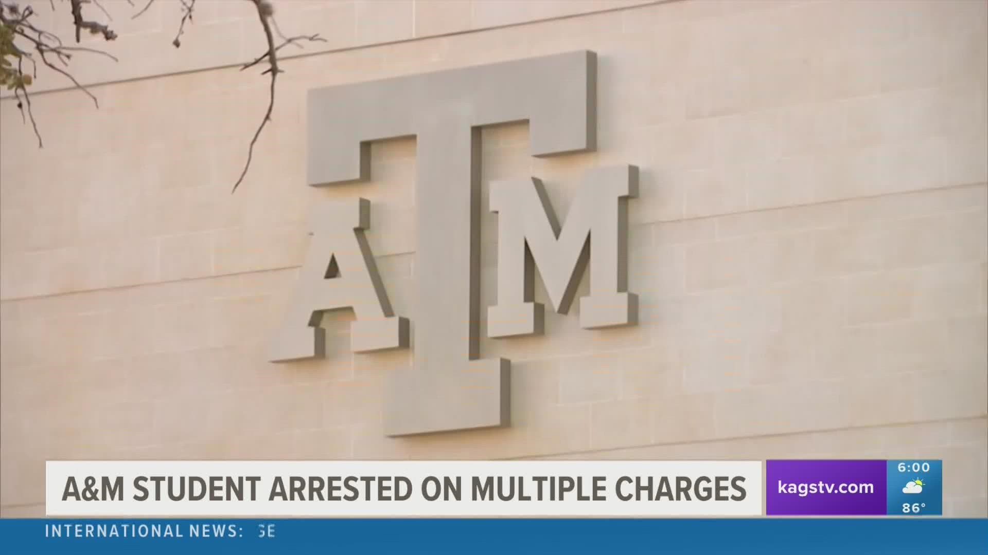 20-year-old Kobe McAdoo was released on Sun, Oct 9 after being arrested for a number of offenses at the George Bush Presidential Library.