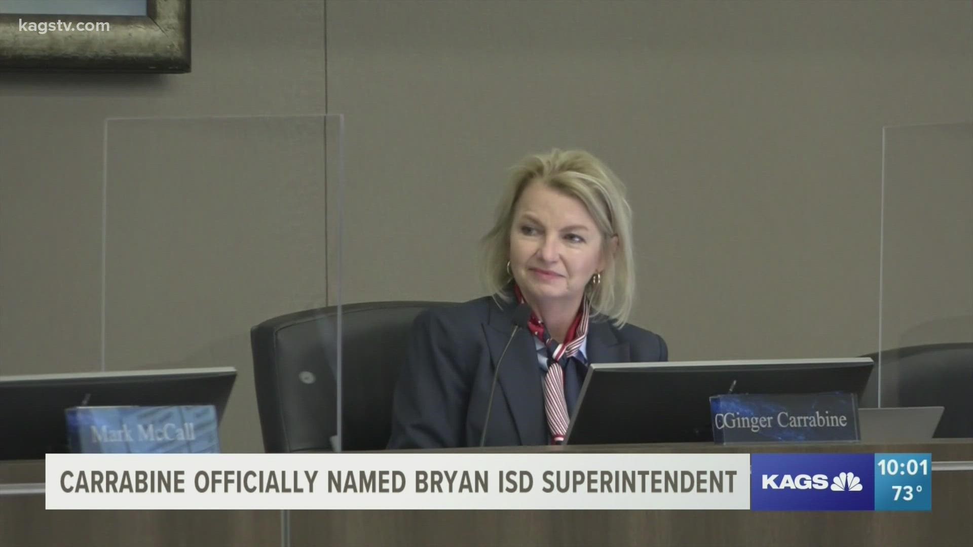 She has been the interim superintendent for several months and the decision was made official Monday.
