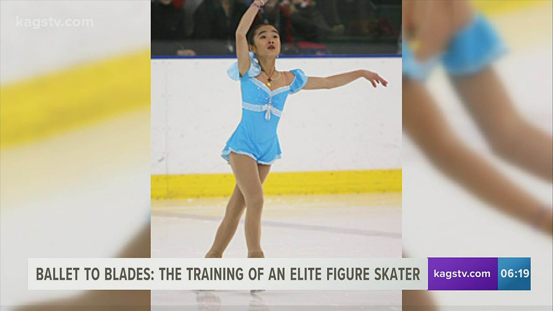 Two elite figure skaters train the next generation of olympic hopefuls