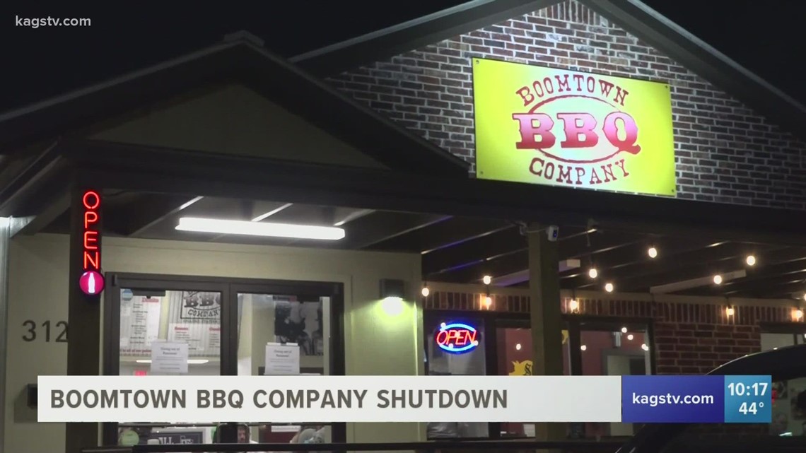 Boomtown BBQ Company closes its doors