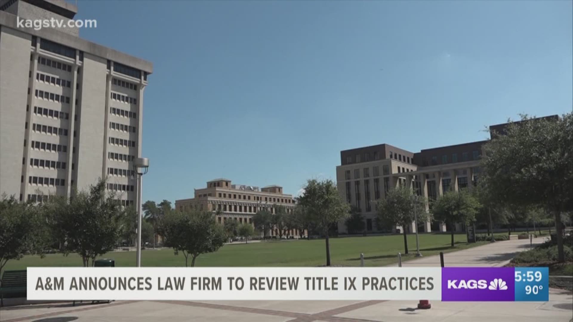 The Texas A&M President announced the leaders of the internal and external policy reviews related to sexual assault allegations.