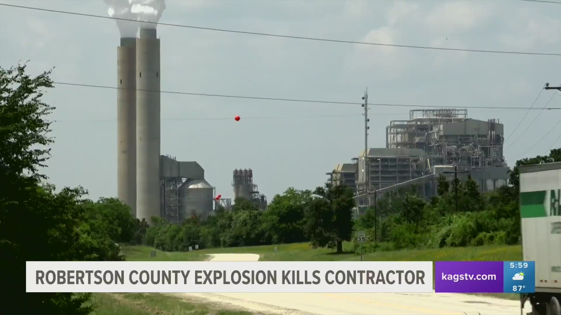 Robertson County Emergency Management said that other than the person who died in the boiler explosion, no others were injured and the incident was "under control".