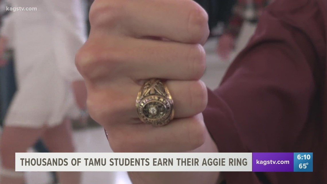 Texas A&M Aggie Ring Crest Paperweight