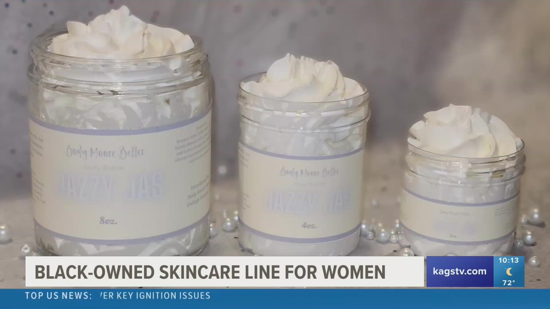 Ashley Moore, a BCS native, is developing her own skincare products from the inspiration to combat a condition that ran in her family for all women of color.