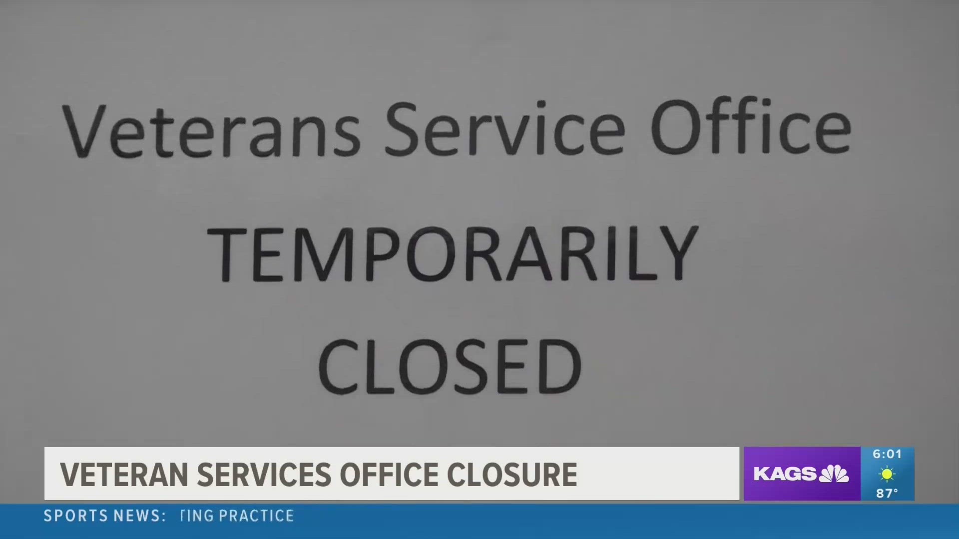 The Brazos County Commissioners recently voted to terminate Alfred "Pat" Patterson, temporarily causing the closure of the veteran service office.