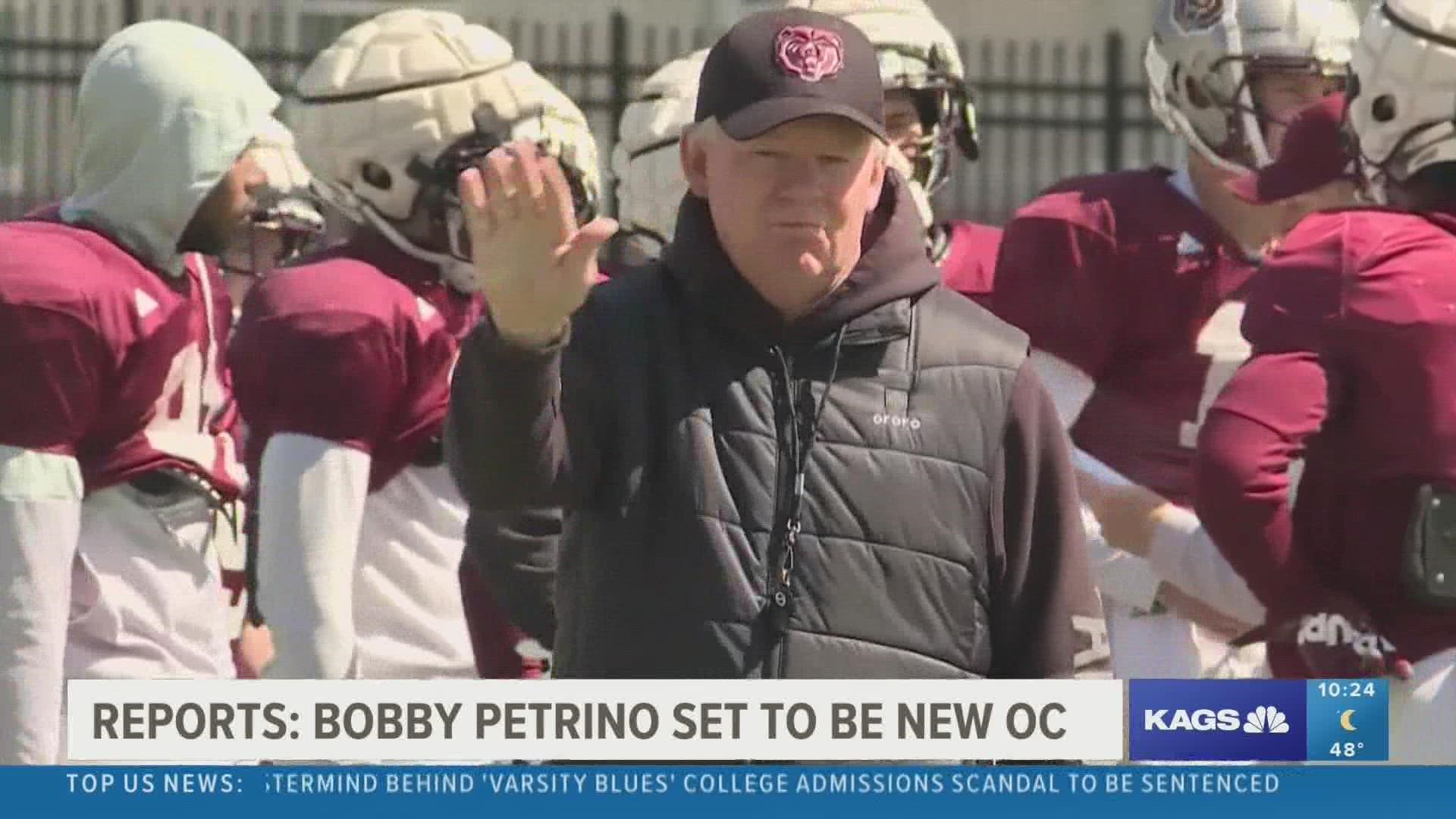 According to multiple reports, Bobby Petrino will be the Aggies new offensive coordinator. This will be Petrino's 19th difference coaching job.