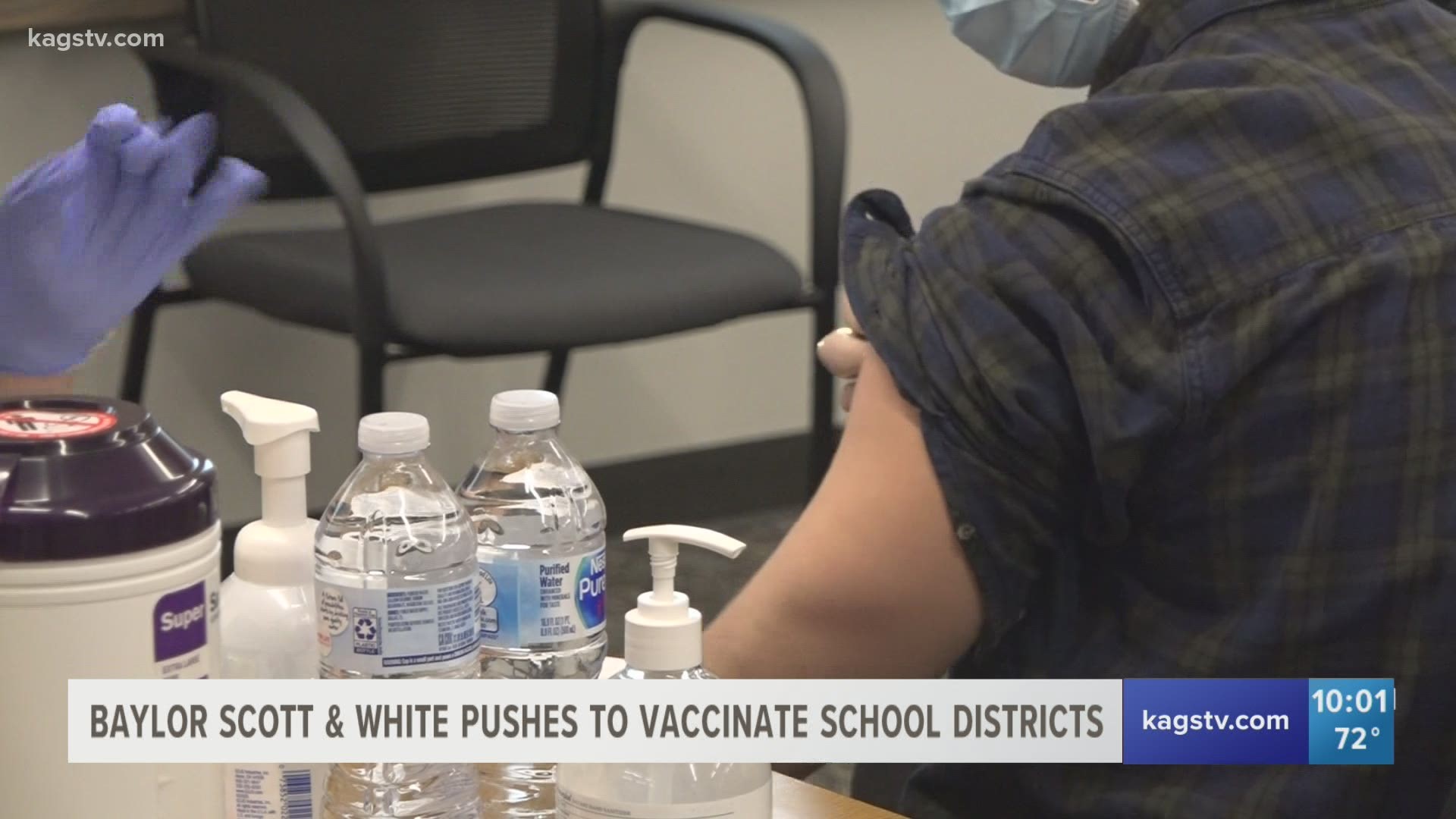 The Brazos Valley hospital will vaccinate teachers in Bryan ISD and College Station ISD over the next week.