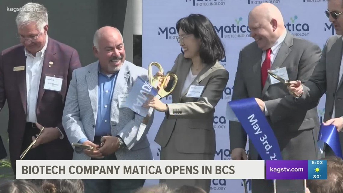 Biotech company Matica opens in Brazos County