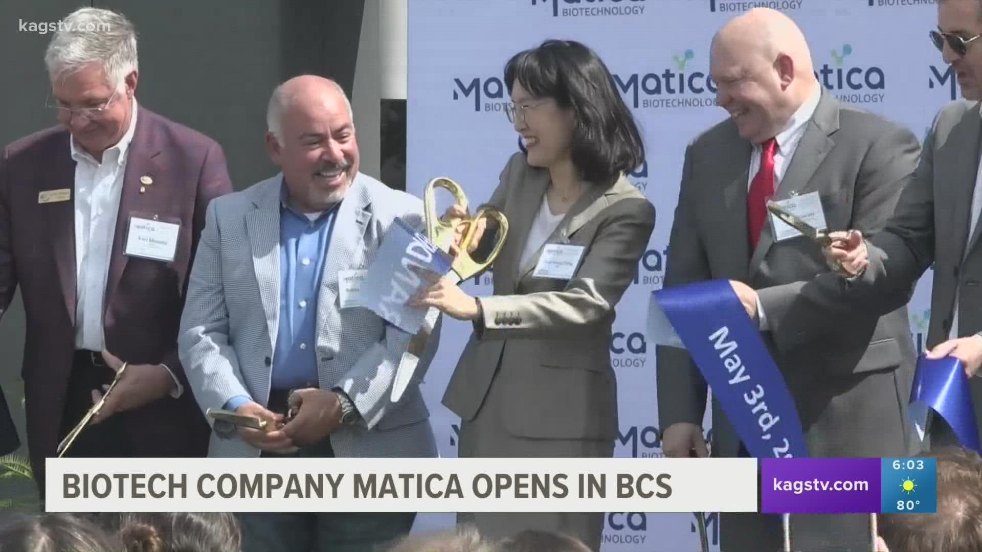 Matica Biotechnology arrives in BryanCollege Station