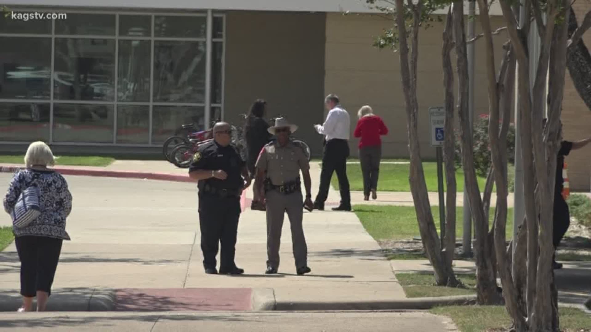 BISD and Bryan PD worked together to keep staff and students safe as they searched the school.