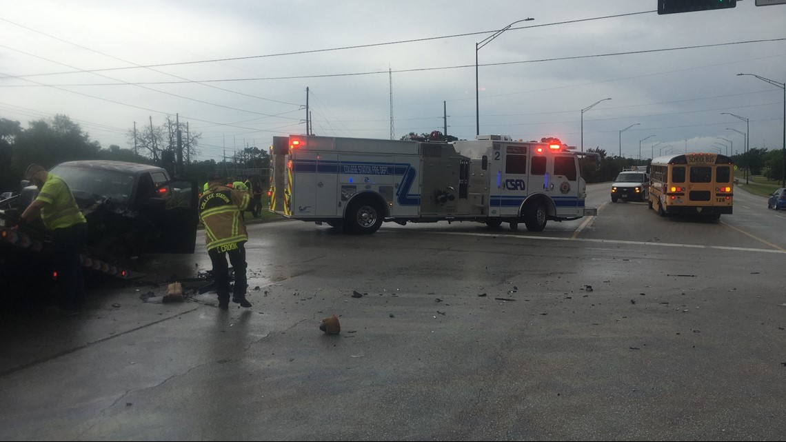 Multiple students sent to hospital after school bus crash in College ...