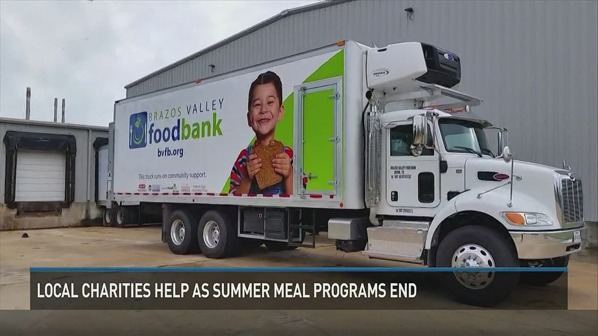 Free summer meal programs ended last week. The Brazos Valley food Bank  and local charities are helping fill the gap the next three weeks.