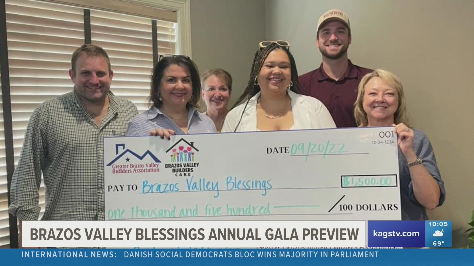 The Brazos Valley Blessings founder shared with KAGS how the non-profit began in 2020 at the height of the pandemic and what their plans are for their upcoming gala.