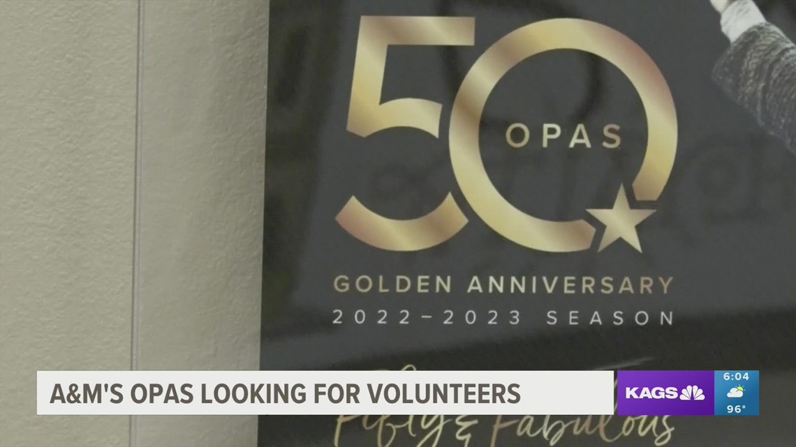 Texas A&M's OPAS looking for volunteers ahead of 50th anniversary season