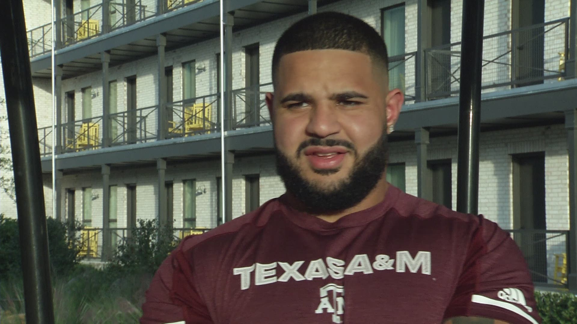 Former Texas A&M offensive lineman joined KAGS to talk about life in the NFL, the current Aggie team and more.