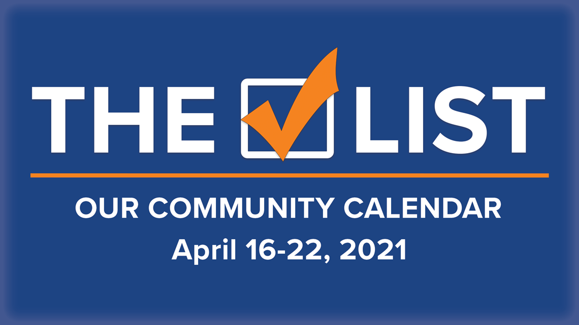 The Check List: An events calendar for the week of April 16 to April 22 ...