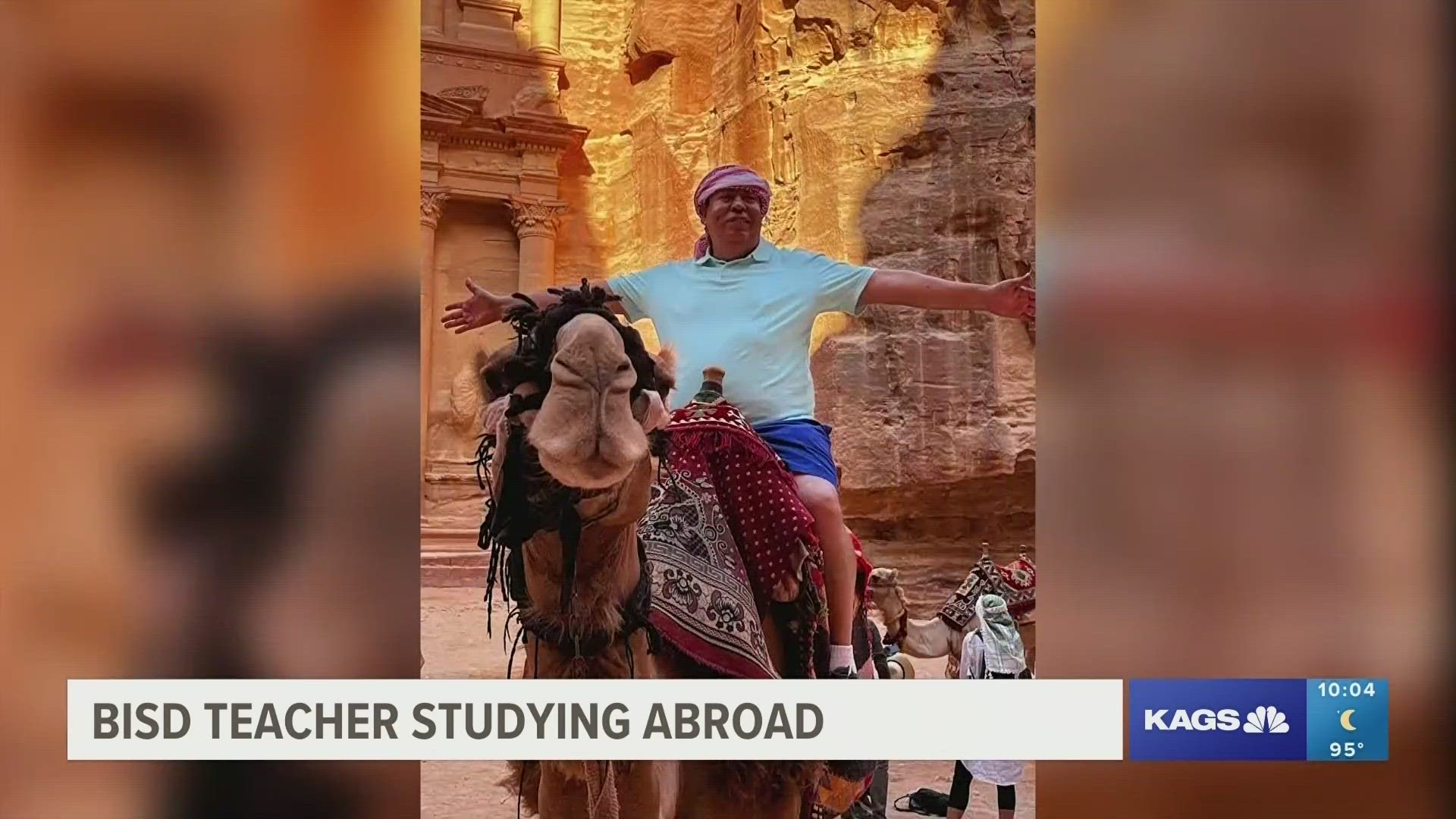 Neal Elementary Bilingual teacher Agustin Lara got the chance to study abroad in Jordan for a month as one of 16 teachers chosen for the study abroad.