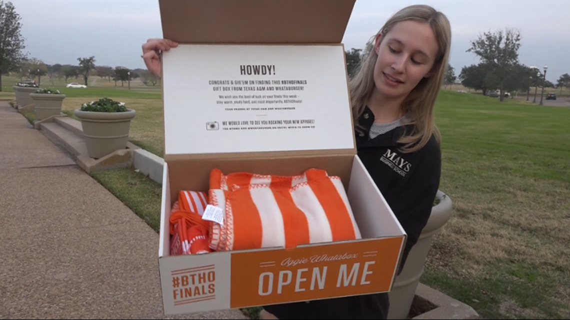 Texas A&M and Whataburger team up to give students break during finals