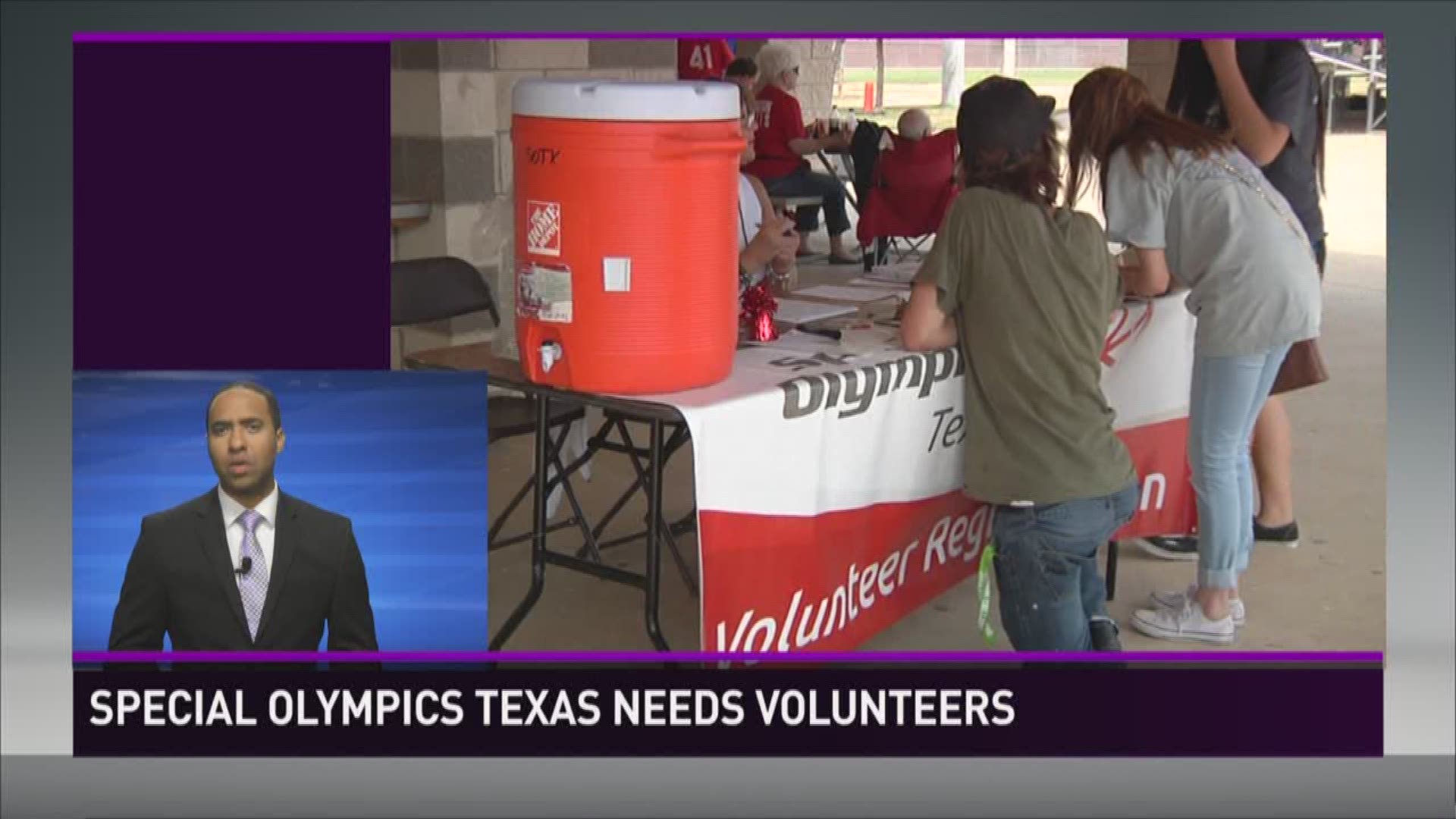 About 500 volunteers are needed for next weekend's games. 