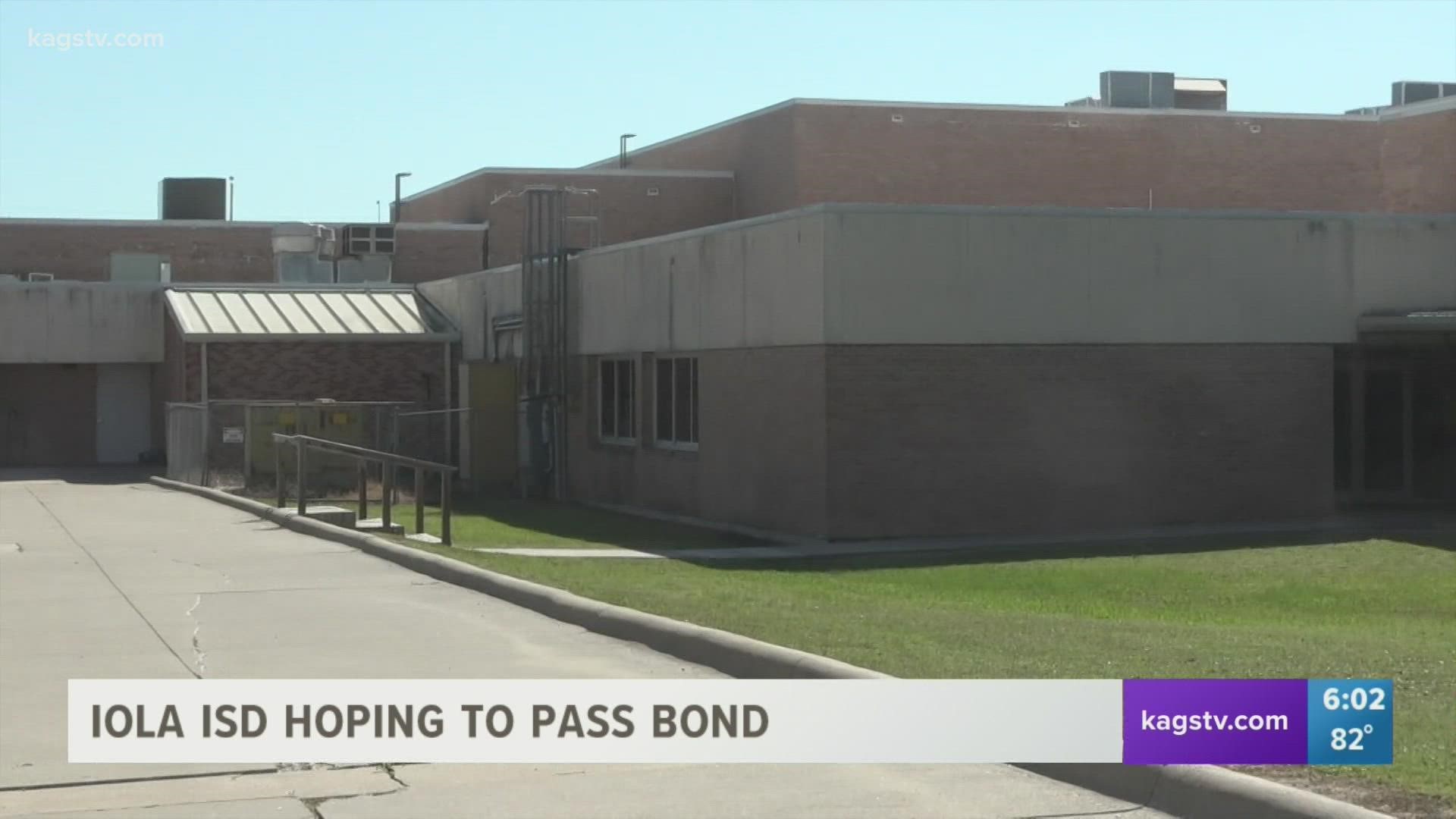 The money will be used to improve Iola ISD campuses through extensive improvements.