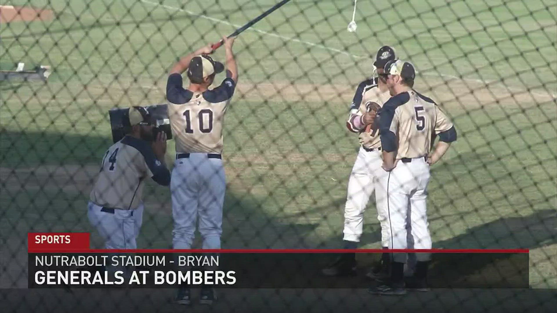 The Brazos Valley Bombers defeated the Victoria Generals 7-1 on Tuesday night.