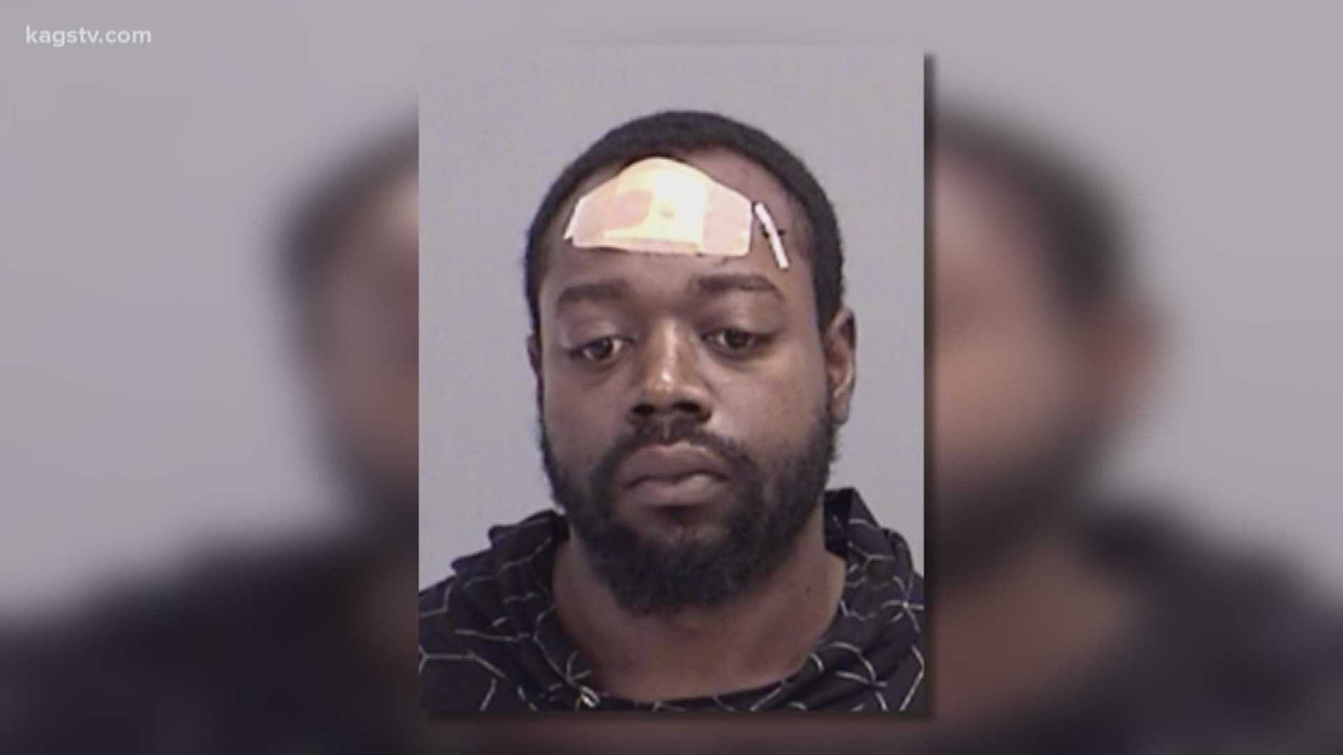 Police said the rear window of the vehicle busted during the struggle to arrest Deviaen Wheeler.