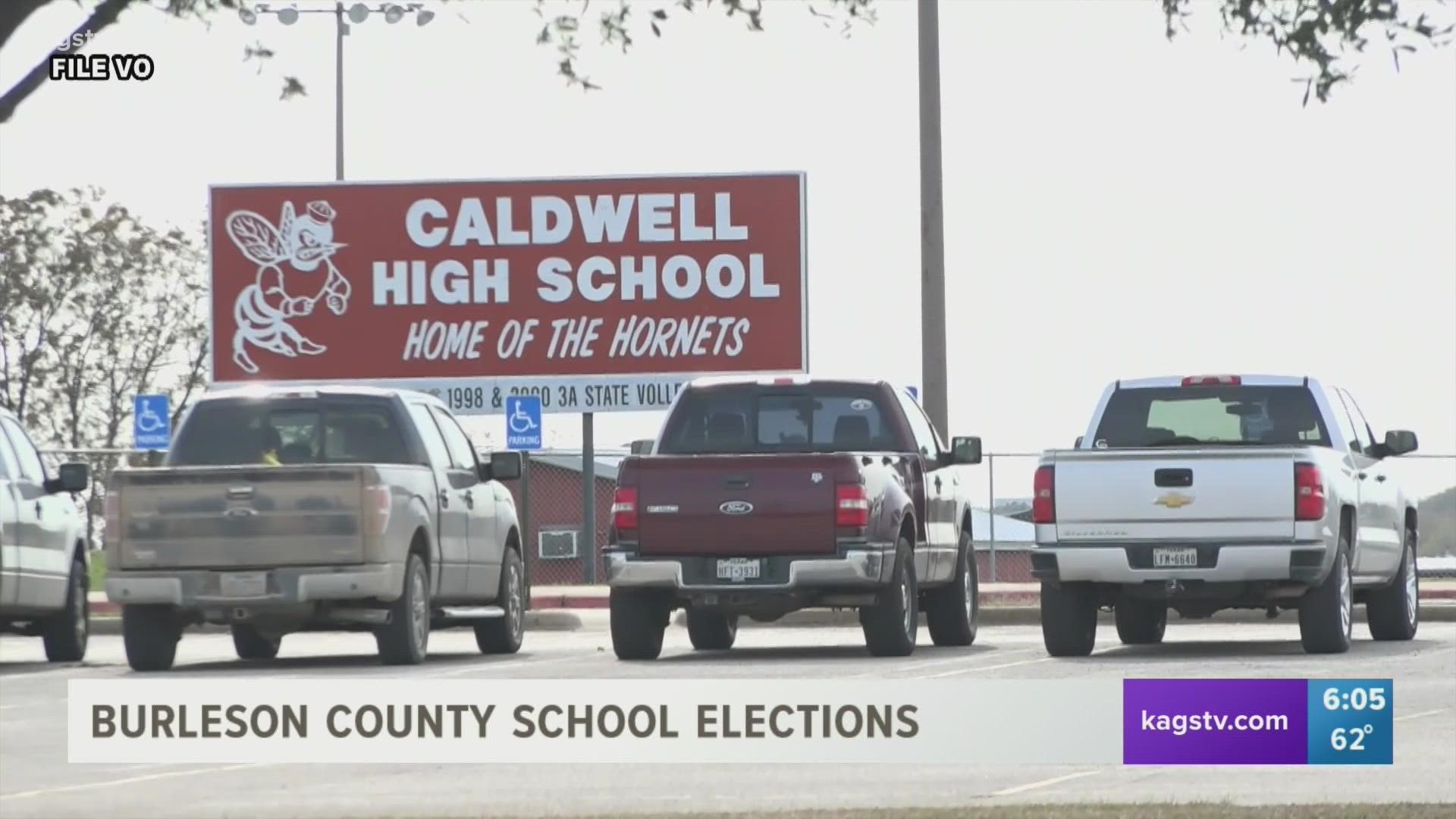 Caldwell ISD, Snook ISD and Somerville ISD all have  spots open for their school boards.