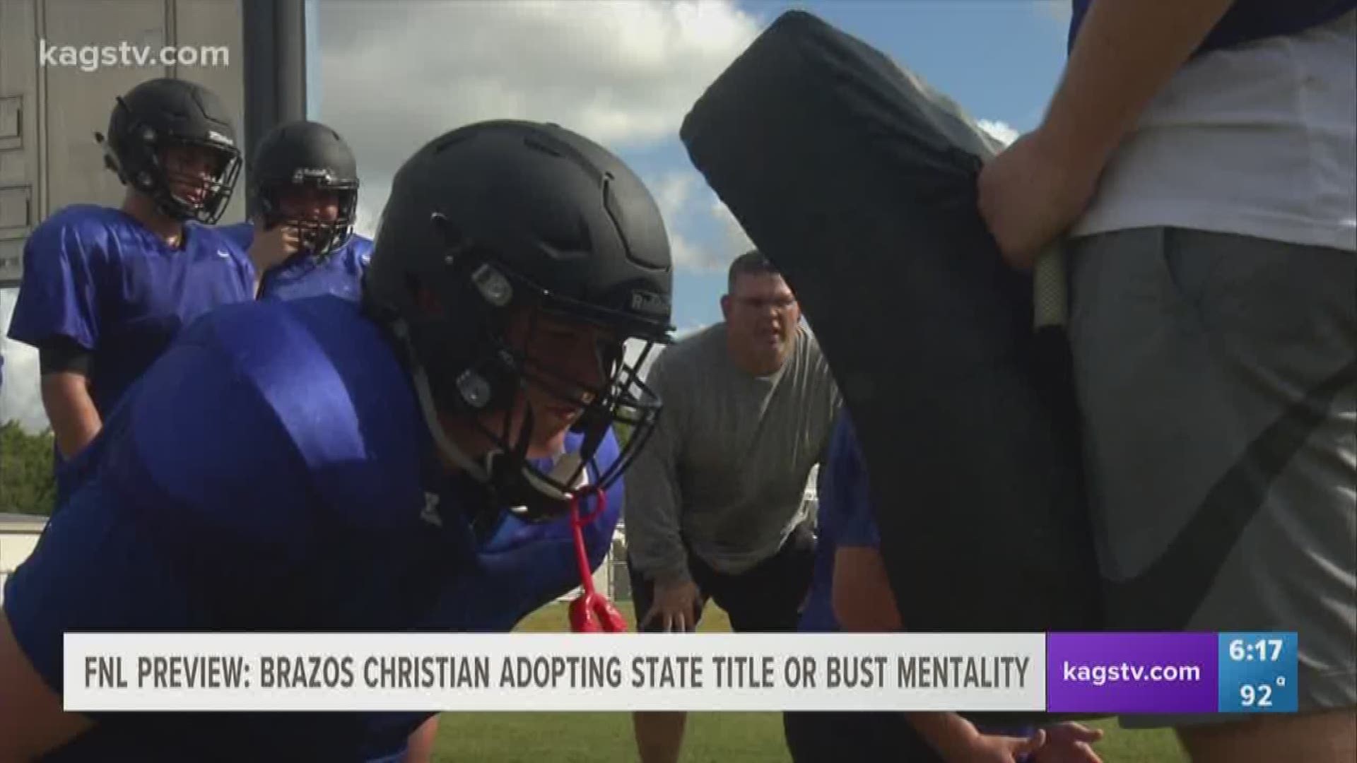 The past two seasons, Brazos Christian has made it to the TAPPS state semifinals. They lost their star running back, but the Eagles are hoping to kick down the state final door.