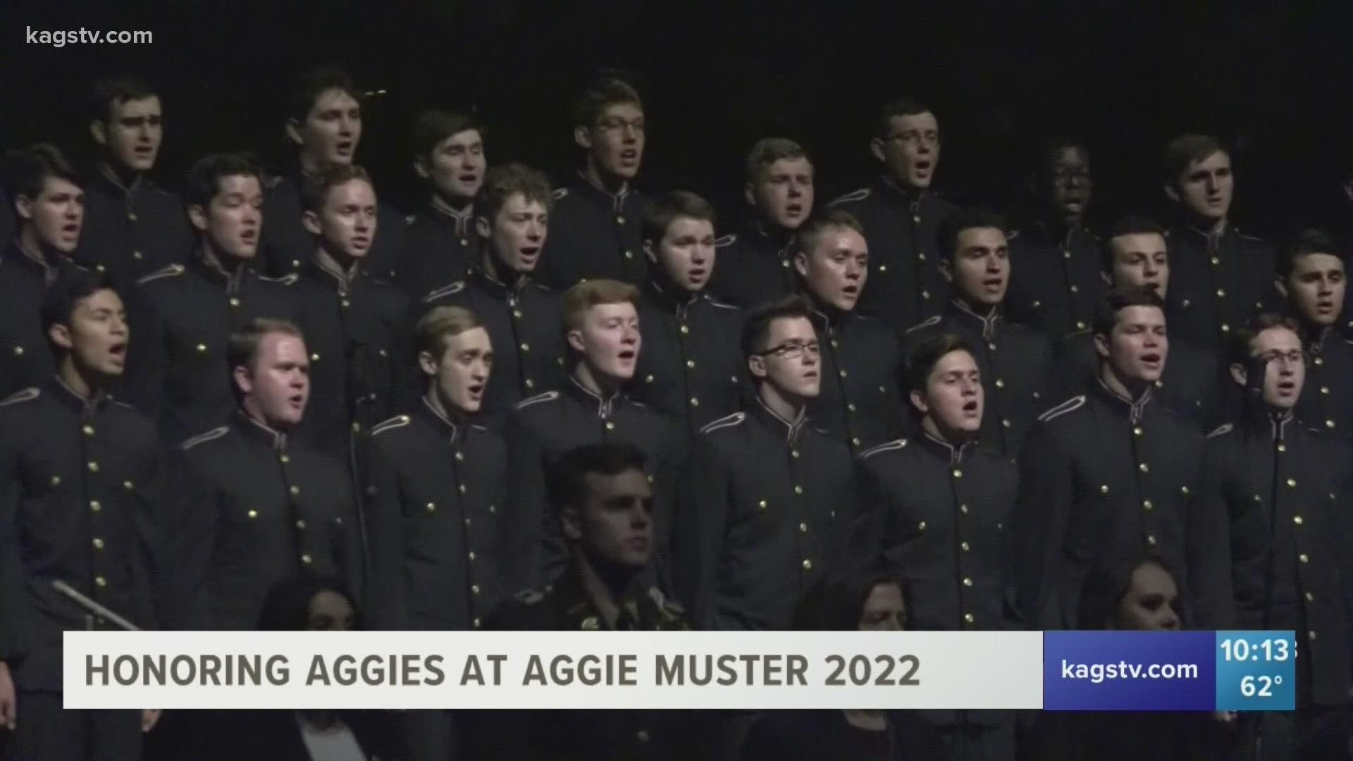 It's a time when Aggies can honor Aggies who have passed away in the last year.