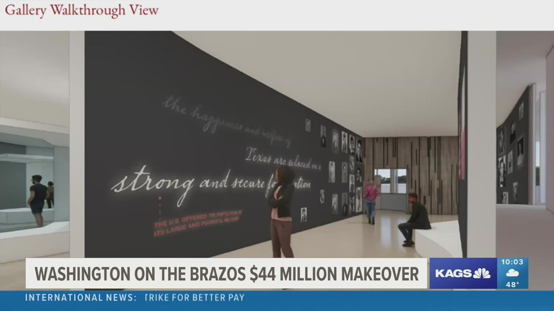 Washington-on-the-Brazos receives $44 million from funding sources for renovations