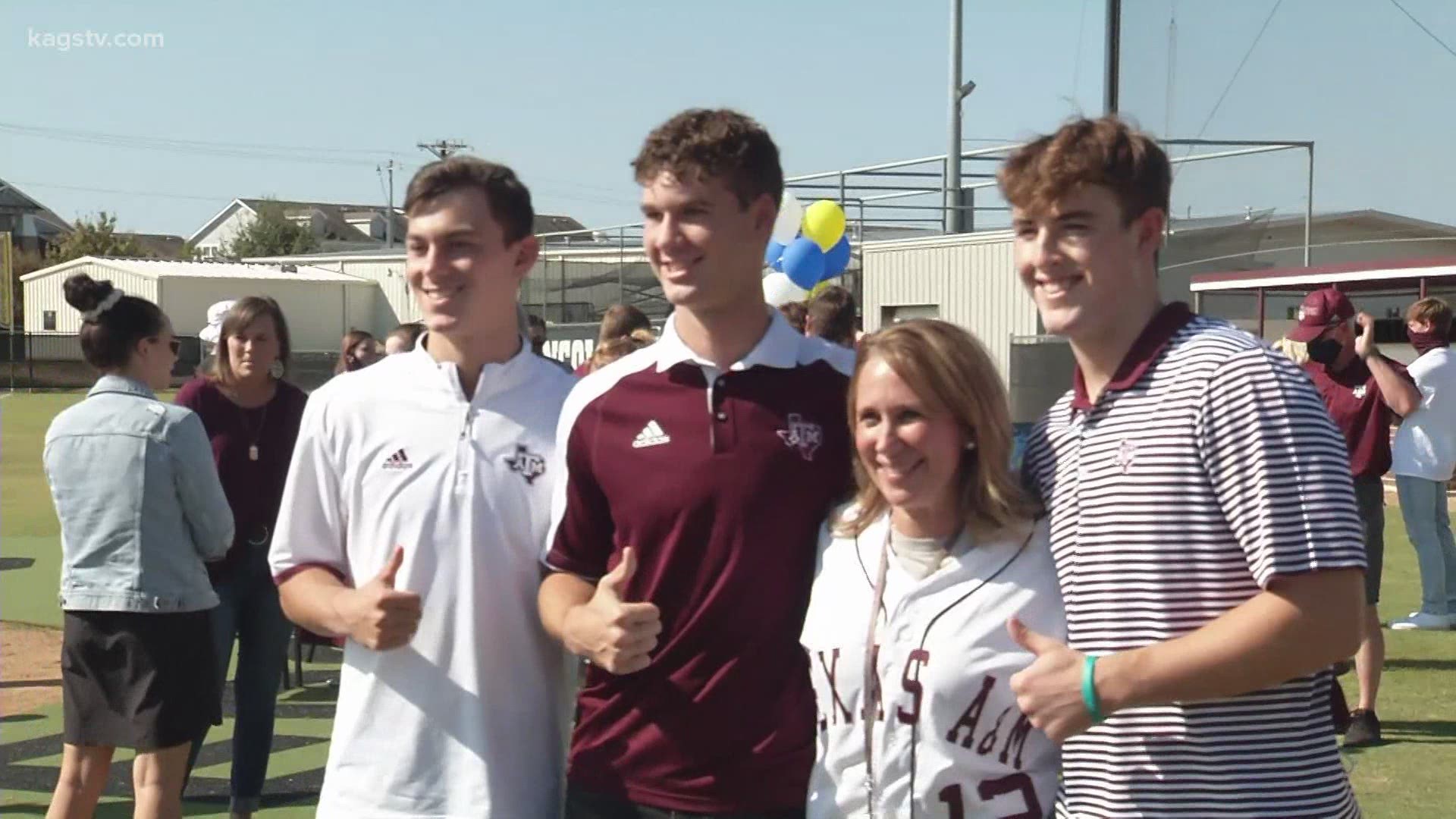 Watch as numerous athletes from College Station and A&M Consolidated high school sign a National Letter of Intent to play at the collegiate level.
