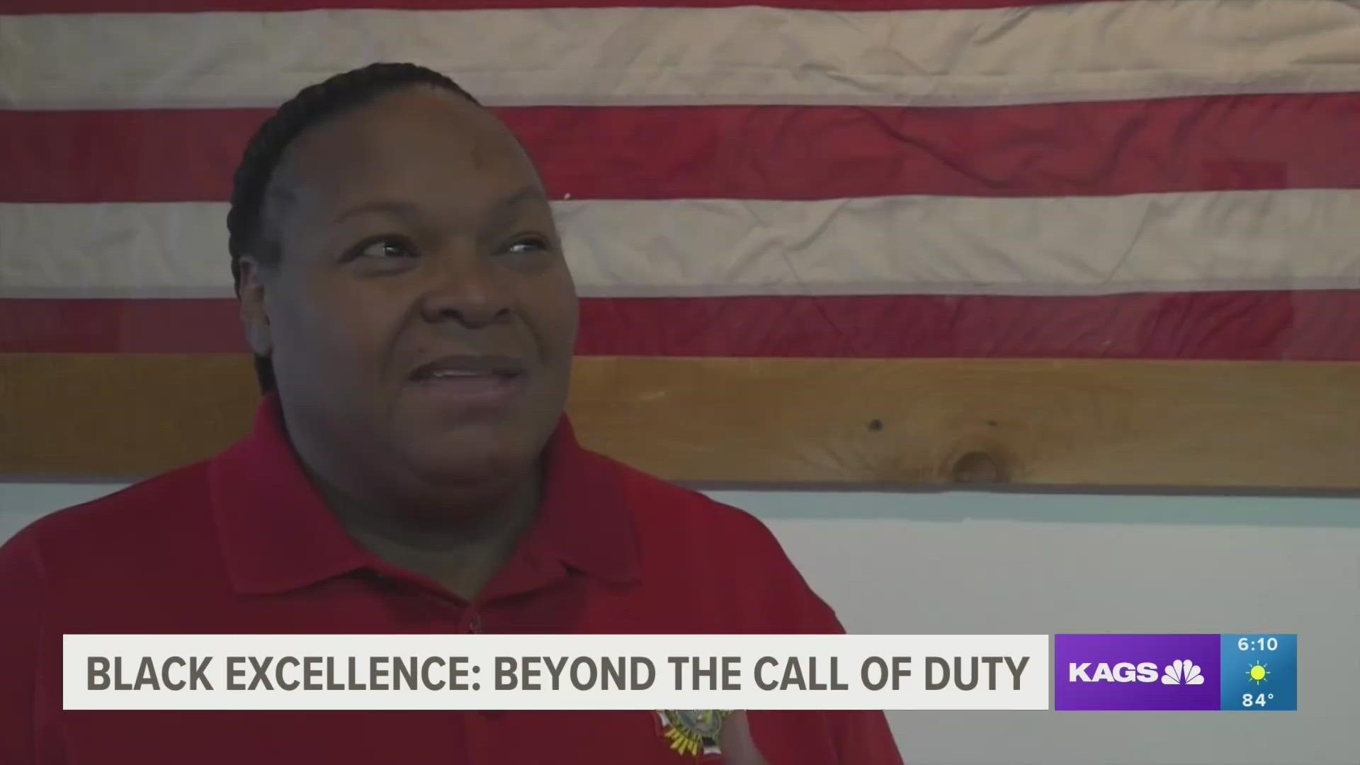 Quartermaster and Bryan Veteran at VFW Post 4692 Joanetta Carter has devoted her life to serving others even after her active duty service has ended.