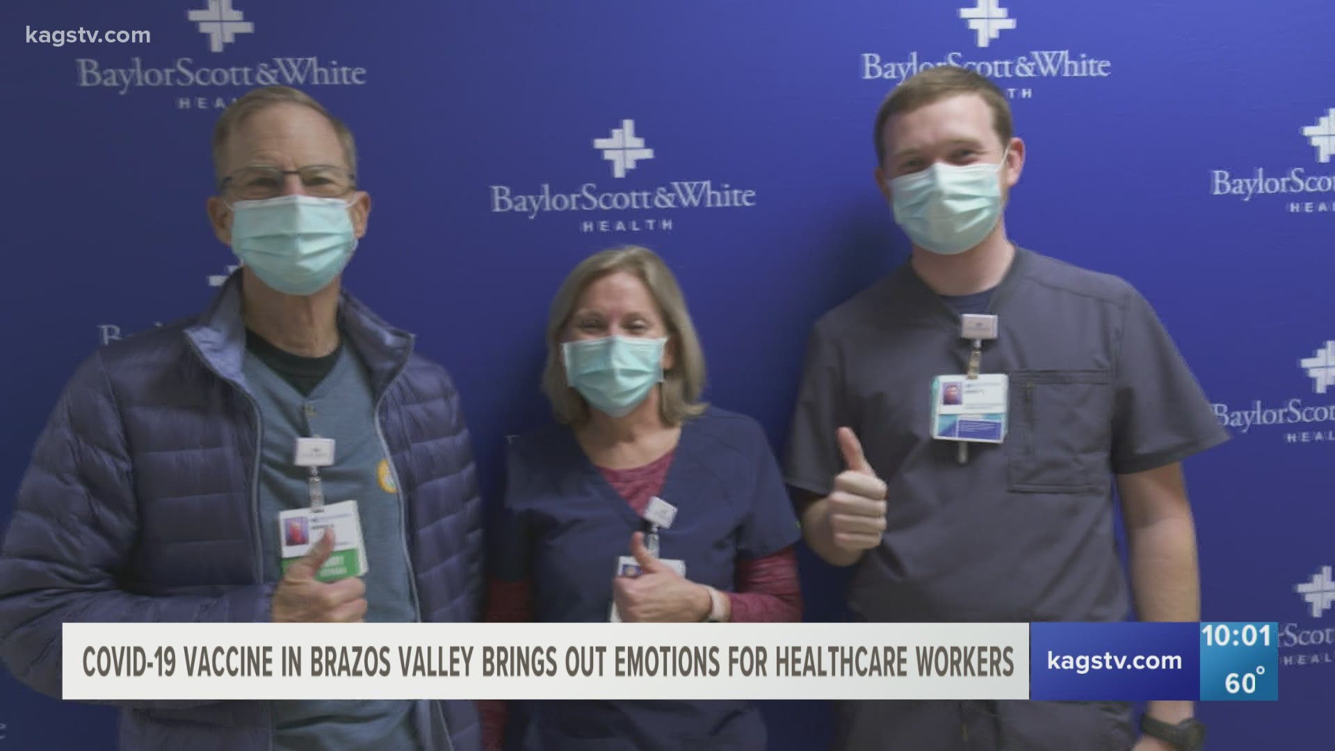 Baylor Scott & White Health - College Station rolled out it's first COVID-19 vaccinations to Brazos Valley healthcare workers Friday.