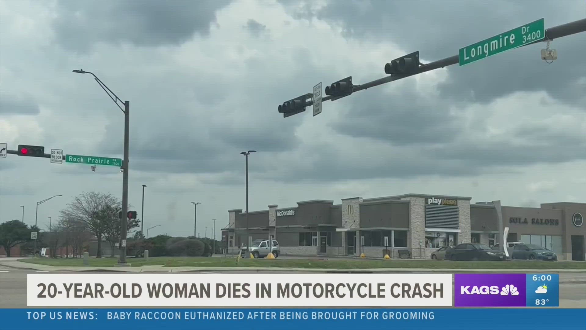 A 20-year-old from College Station involved in a crash that took place around 10 a.m. on Monday passed away, according to College Station Police.