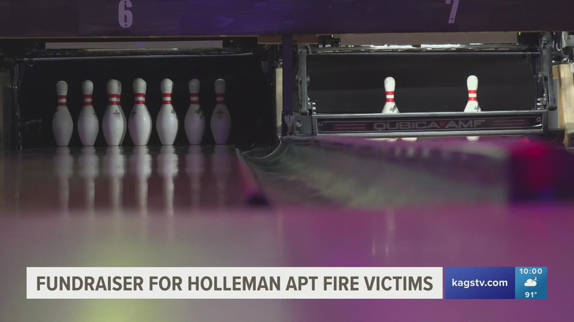 Community bowling fundraiser held for Holleman fire victims