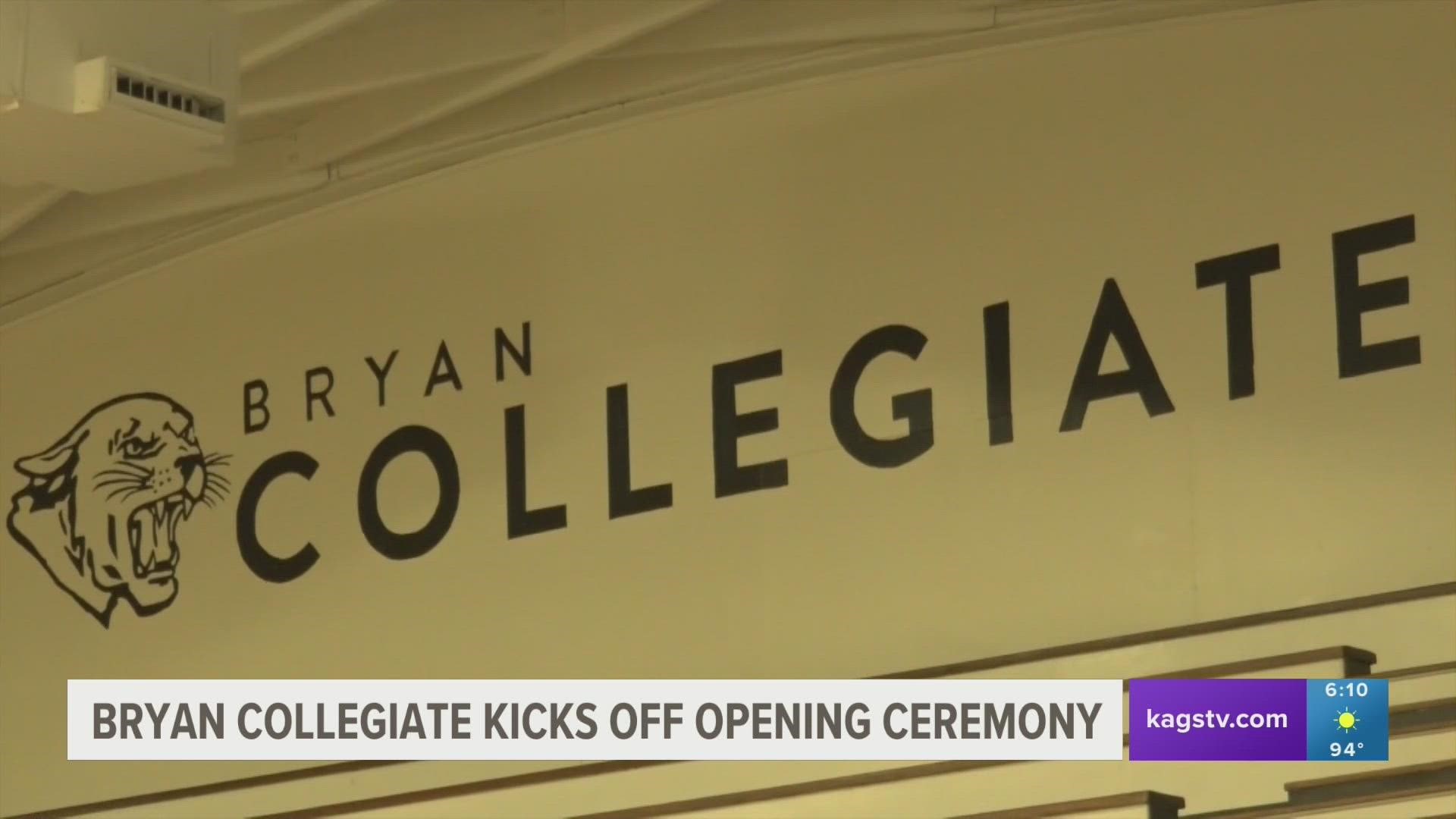 Bryan Collegiate's Opening Ceremony has been going on for six years, according to teacher Andrew Persyn.