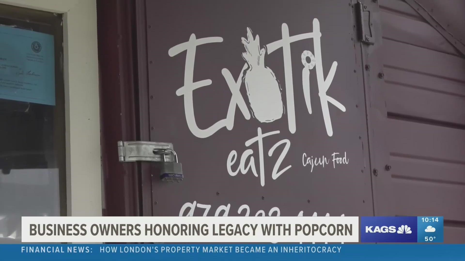 Brian Bisor and Andre Rashad, the co-owners of Exotik Eatz in College Station, are honoring a legacy championed by their grandmother and great grandmother.