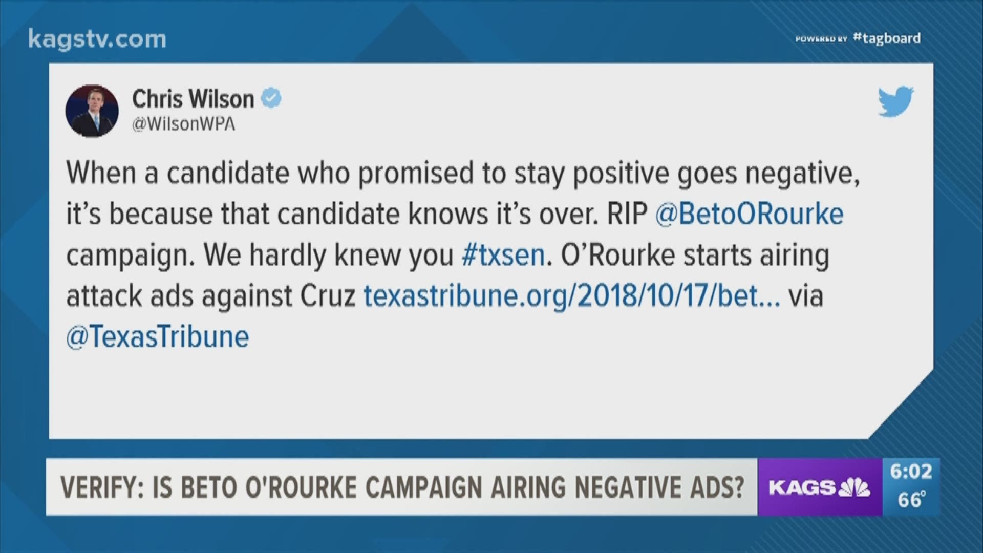 As election day nears, we wanted to verify for you if Beto O'Rourke is  airing negative ads against his opponent Senator ted Cruz.