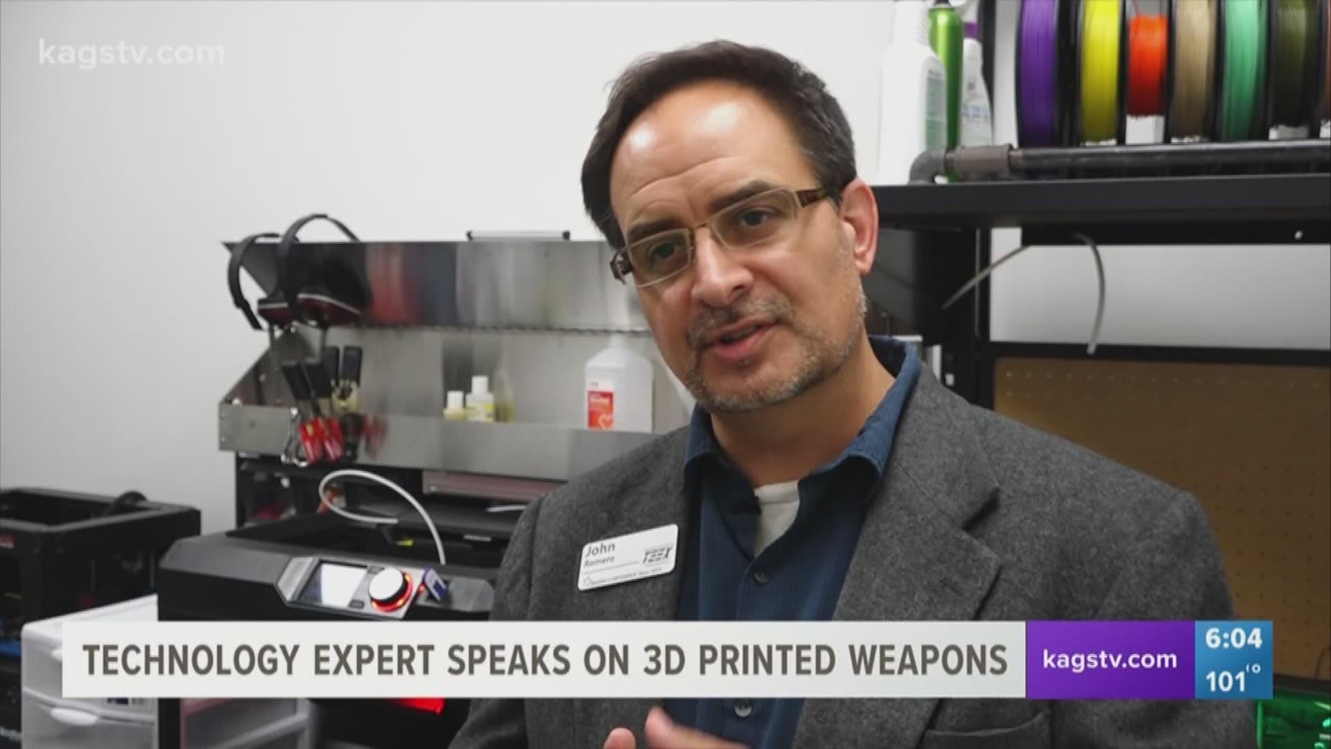 Technology expert speaks on 3D-pinte gubs
