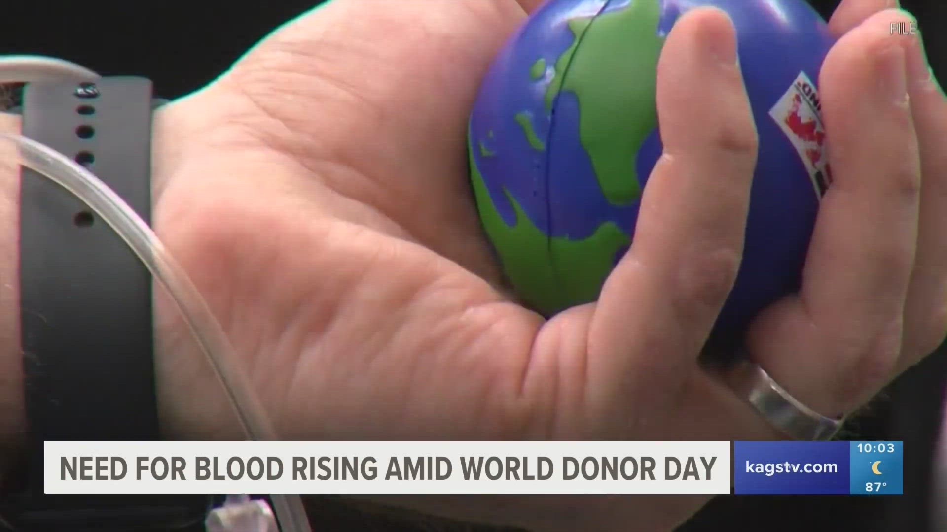 June 14 marks World Blood Donor Day, and one local blood center is asking for donations while raising awareness to safe blood supply.