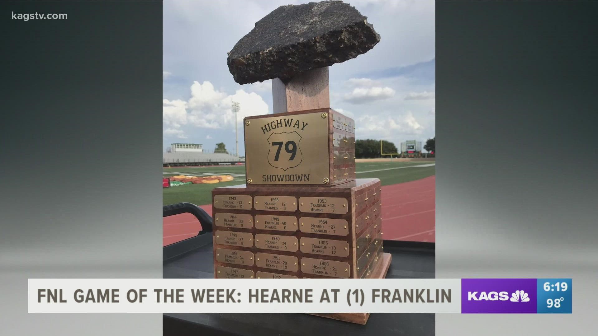 Hearne is Looking to Beat Franklin for the First Time Since 2006 in the FNL Game of the Week