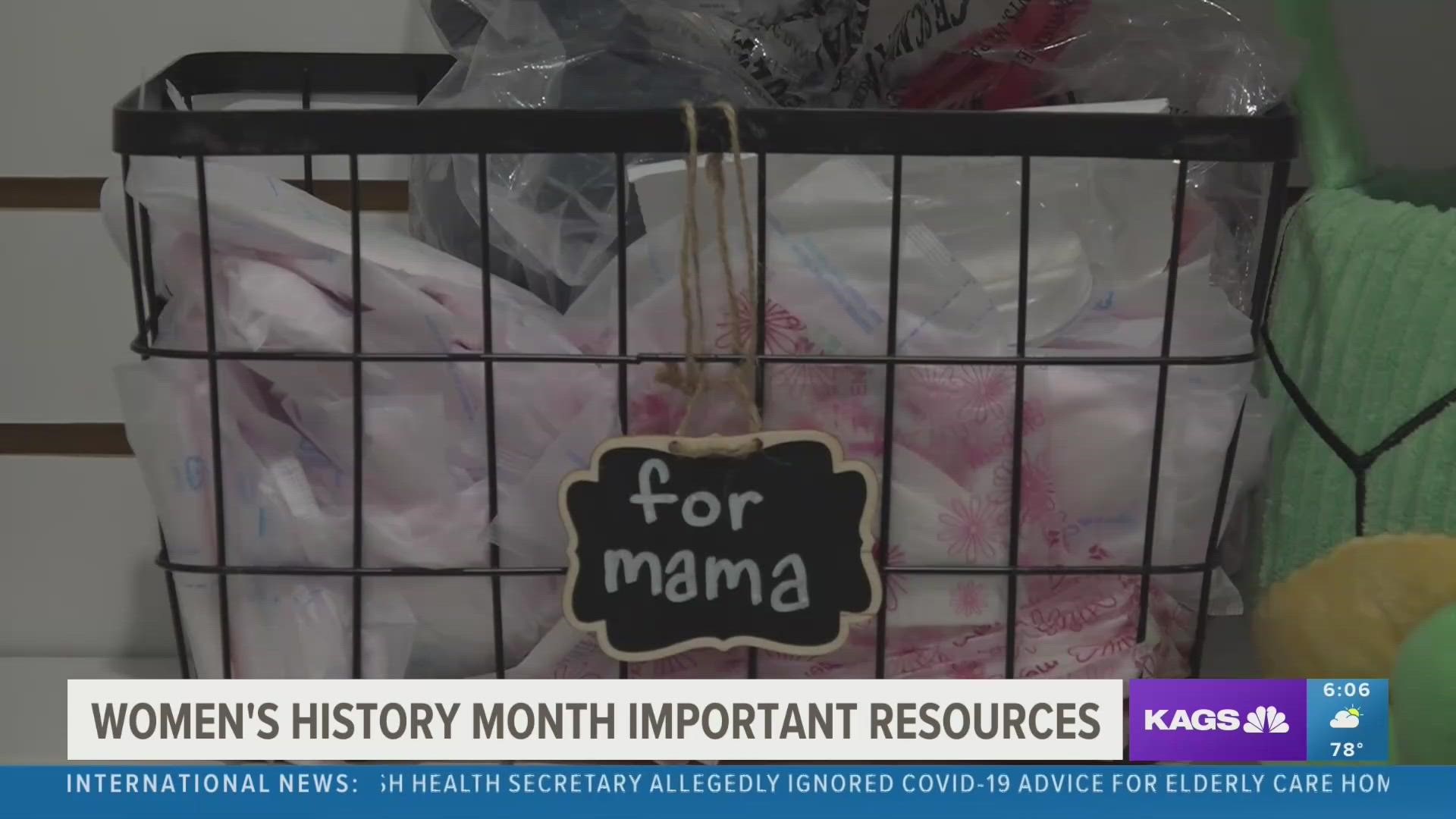 March marks the start of Women's History Month, and local organizations want to remind women about the resources that are available to them year-round.
