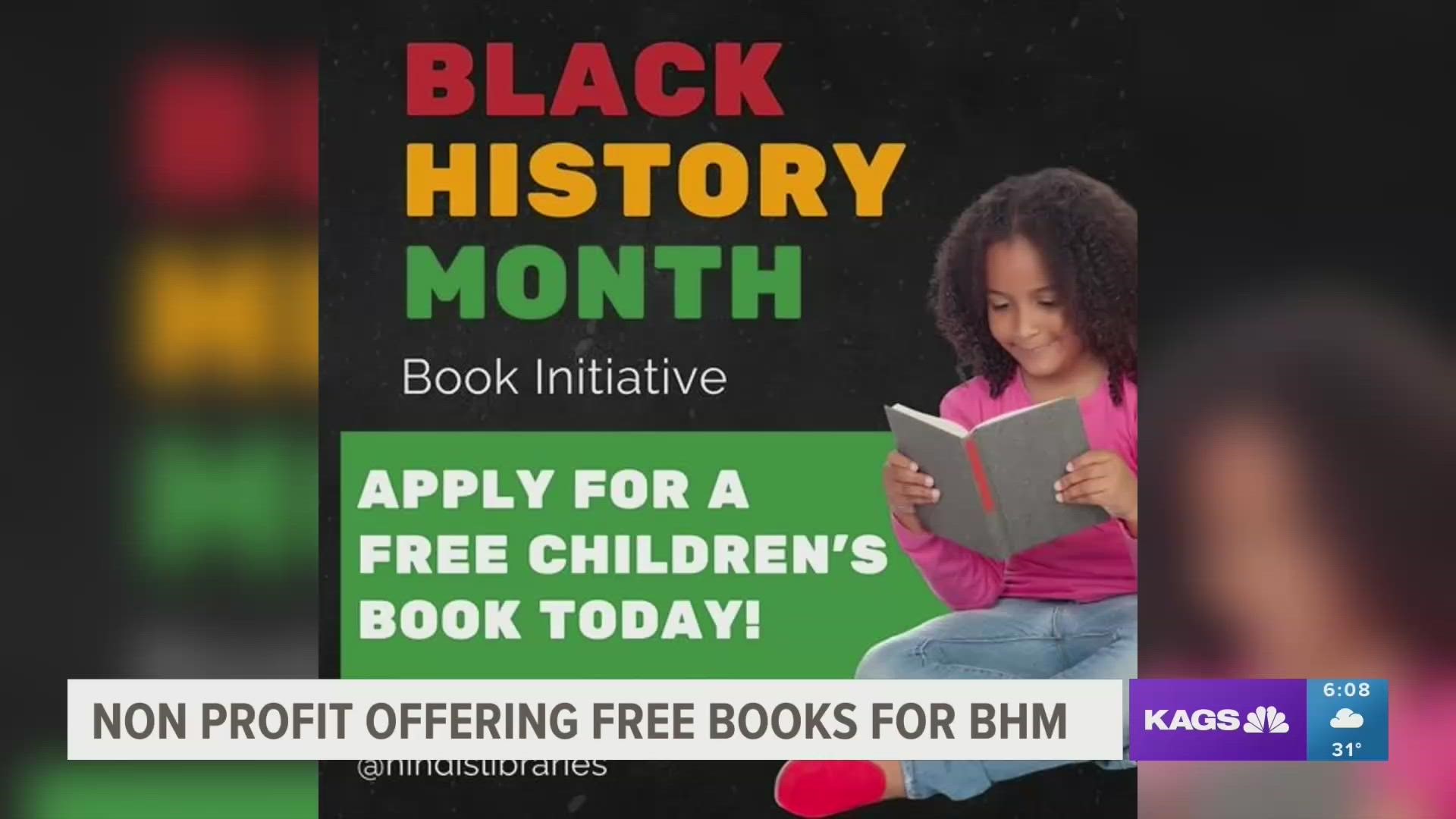 Hindi's Libraries is a non-profit based in New York that is offering free books to any school district or Title 1 school throughout Black History Month.