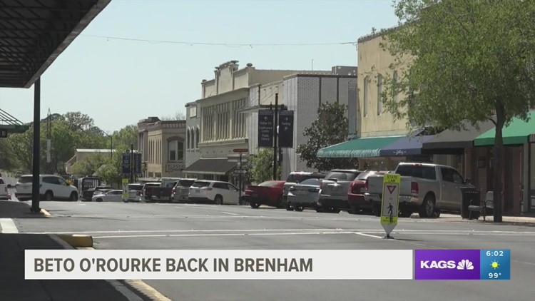 Beto O'Rourke makes appearance in Brenham